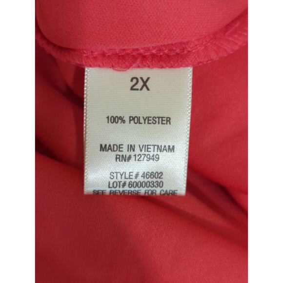 Emma & Michele Red Lace Halter Blouson Maxi Dress Size 2X Coastal Party NWT - Picture 9 of 11